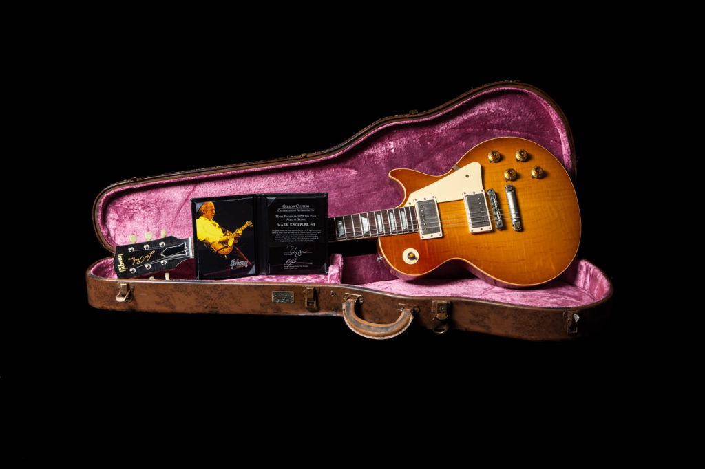 Gibson 1958 Les Paul Aged  Signed – Mark Knopfler – Edu Cristofaro